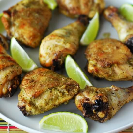 LIME CORIANDER CHICKEN - Recipe photo by aducksoven