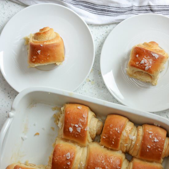 Parker House Rolls - Recipe photo by LifesLittleSweets