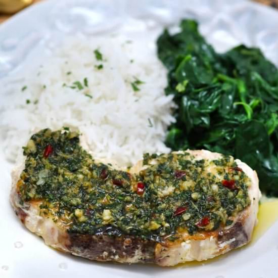 Pan-Roasted Swordfish - Recipe photo by 30minutesmeals