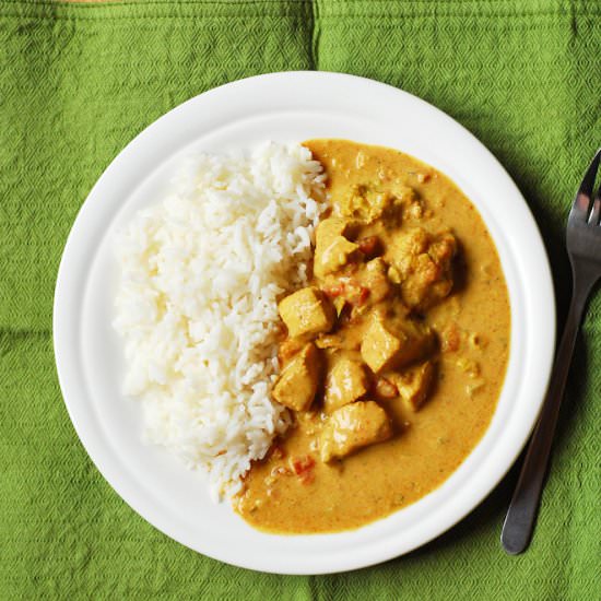 CROCKPOT COCONUT CHICKEN & VEGGIE. - Recipe photo by aducksoven