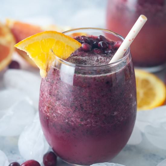 Pomegranate Cranberry Smoothies - Recipe photo by SeasonedSprinkles