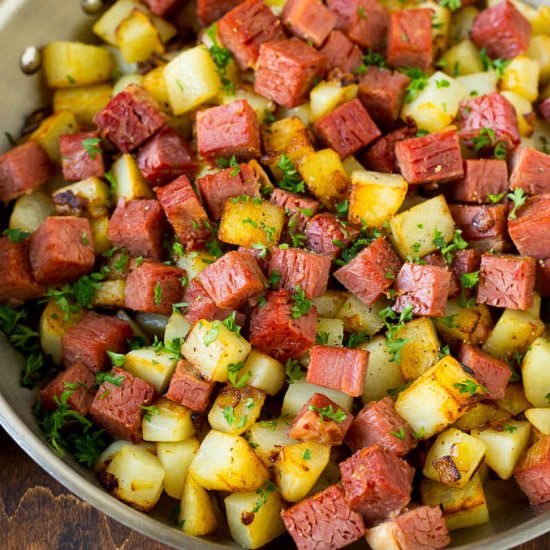 Corned Beef Hash - Recipe photo by dinneratthezoo