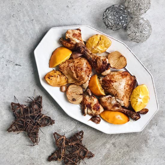 GRILLED CHICKEN ORANGE - Recipe photo by deliciousspanishfood