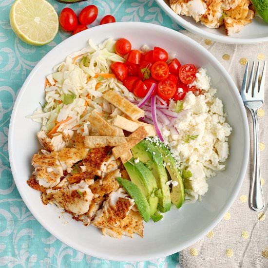 Fish Taco Bowl - Recipe photo by Theyummymuffin