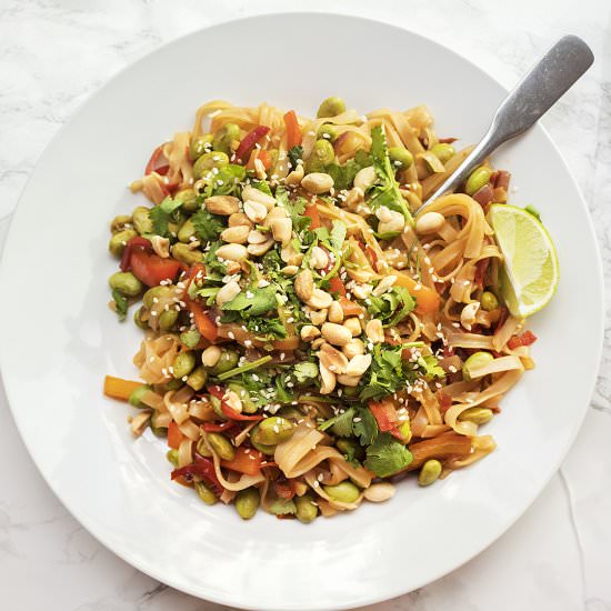 Vegan Pad Thai - Recipe photo by Plentyfullvegan