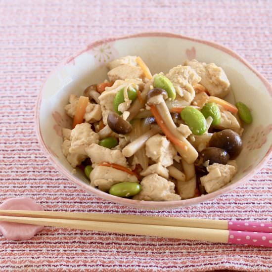 Scrambled Tofu / Iri Dofu - Recipe photo by ochikeron