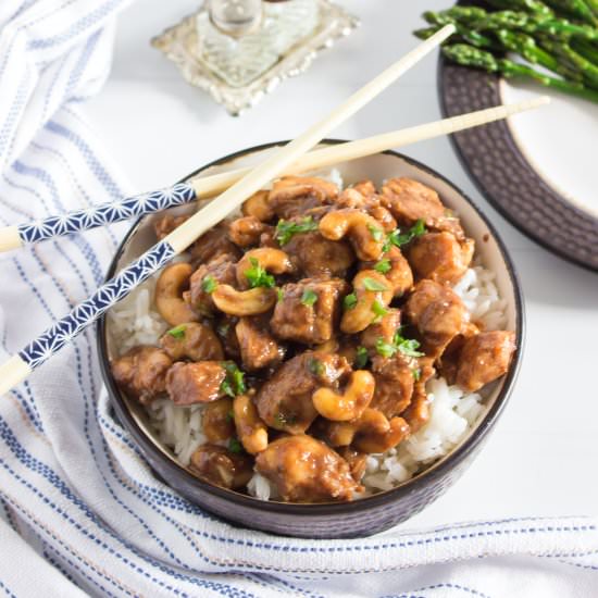 Crockpot Cashew Chicken - Recipe photo by familyfreshmeals