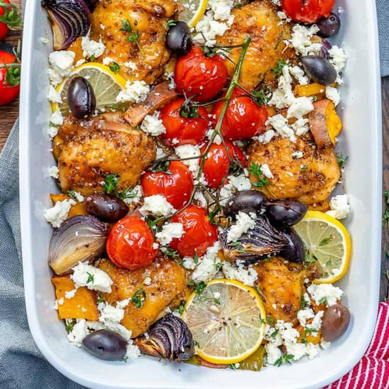 GREEK CHICKEN BAKE - Recipe photo by healthyfitnessmeals