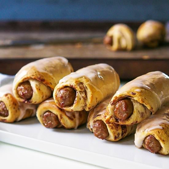Cinnamon Rolled Pigs in a Blanket - Recipe photo by Candy Jar Chronicles