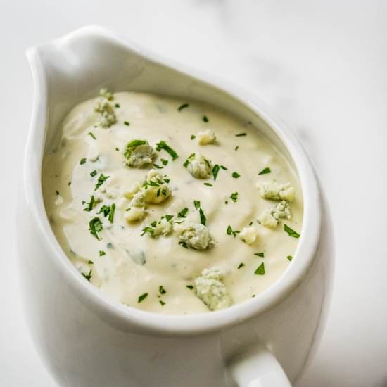 Chunky Blue Cheese Dressing - Recipe photo by garlic and zest