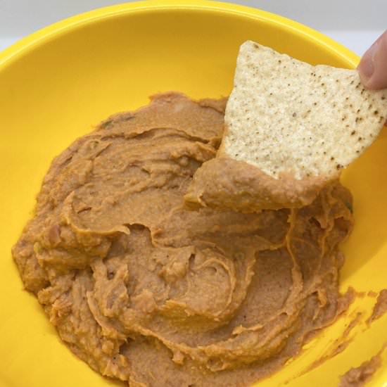 Homemade Bean Dip - Recipe photo by Freshlyhomecooked