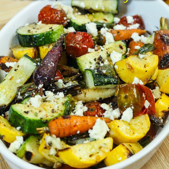 Grilled Vegetable Salad - Recipe photo by JensJourney