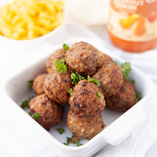 Air Fryer Meatballs - Recipe photo by thymeandjoy
