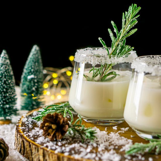 Winter Wonderland Margarita - Recipe photo by Burrata and Bubbles