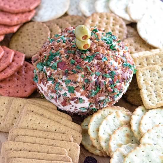Bloody Mary Cheese Ball - Recipe photo by Sweet Beginnings