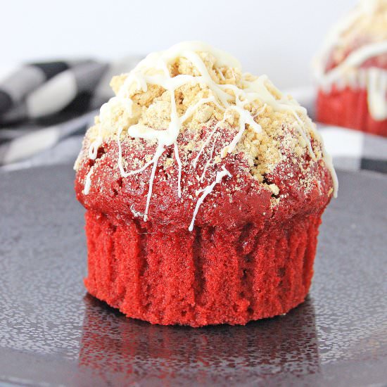Gluten free Red Velvet Muffins - Recipe photo by bklynactivemama