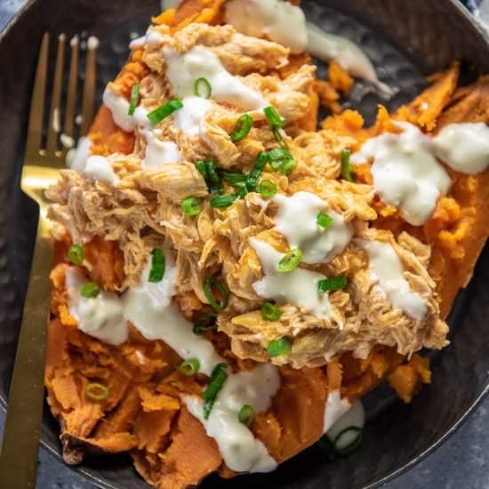 Stuffed Sweet Potatoes - Recipe photo by slowcookergourmet