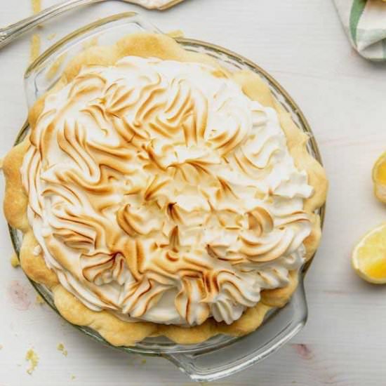 Lemon Meringue Pie - Recipe photo by Attainable Sustainable