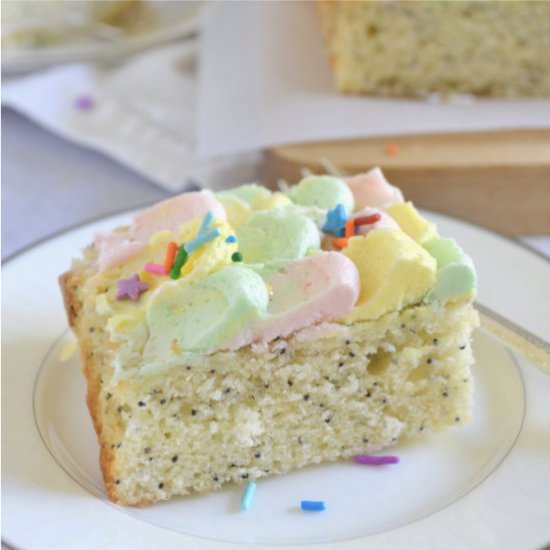 Grapefruit Poppy Seed Cake - Recipe photo by TwoSugarBugs