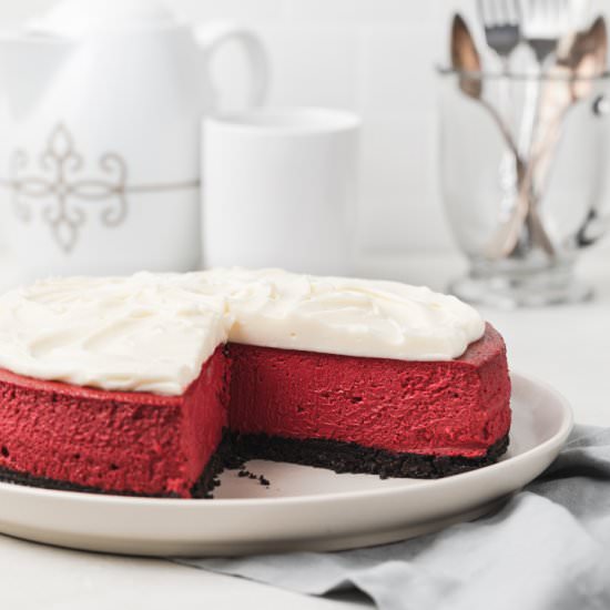 Red Velvet Cheesecake - Recipe photo by IntrovertBaker