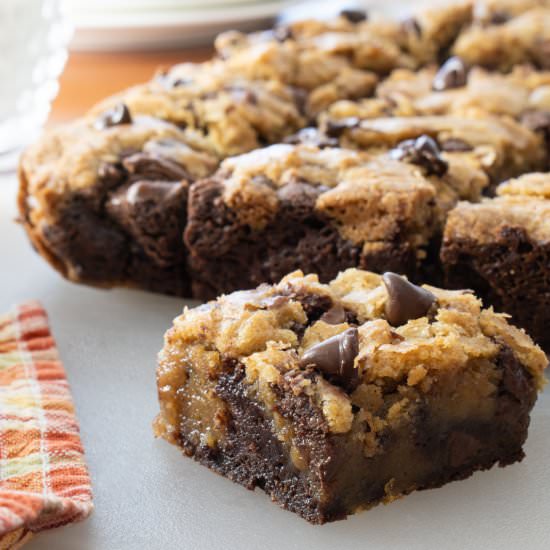 Brown Butter Brookies - Recipe photo by For the Love of Cooking