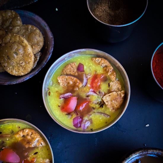 Moradabadi Dal Chaat - Recipe photo by foodtrails25