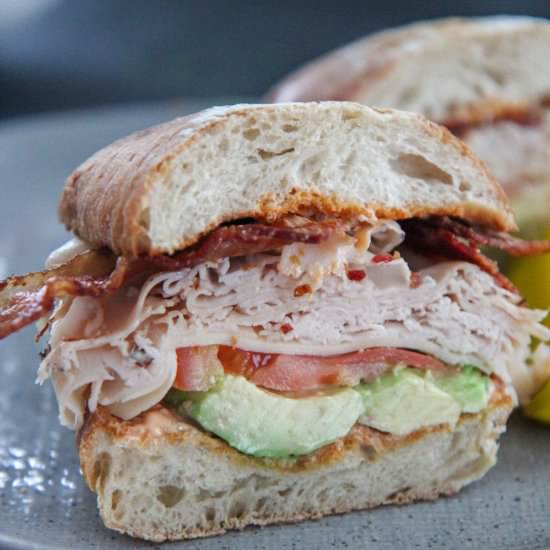 Turkey Bacon Avocado Sandwich - Recipe photo by cookedbyjulie