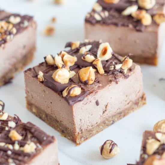 Raw Nutella Slice - Recipe photo by Becomingness