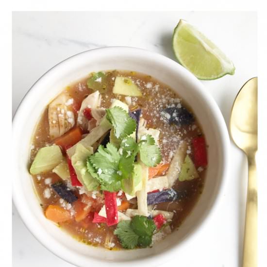Best Chicken Tortilla Soup - Recipe photo by MoreMomma