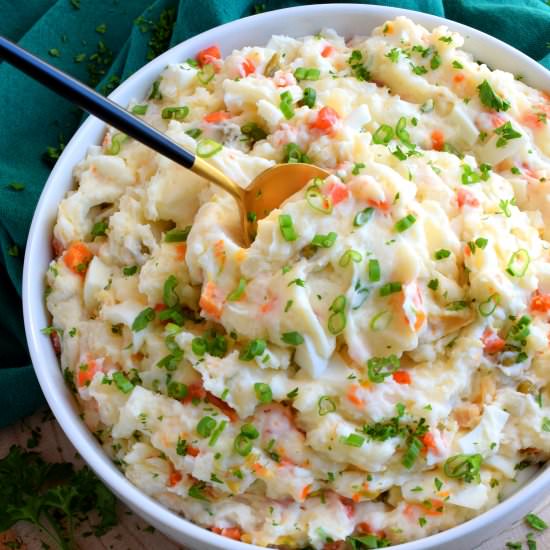 Vegetable Potato Salad - Recipe photo by byronethomas