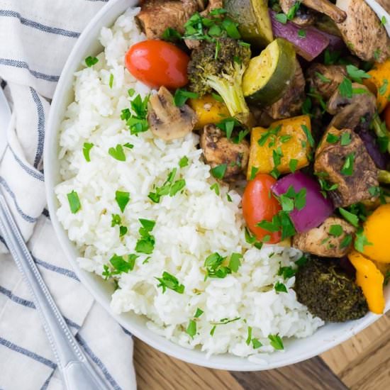 Sheet Pan Honey Balsamic Chicken - Recipe photo by rachelcooksblog