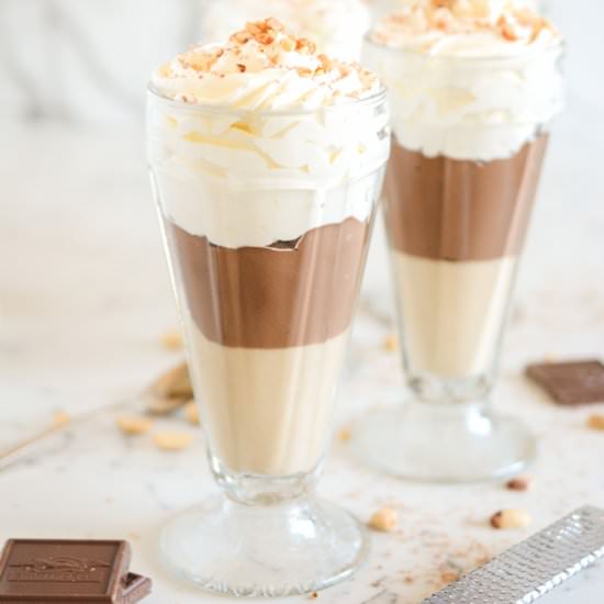 Peanut Butter Chocolate Puddings - Recipe photo by TheCakeChica