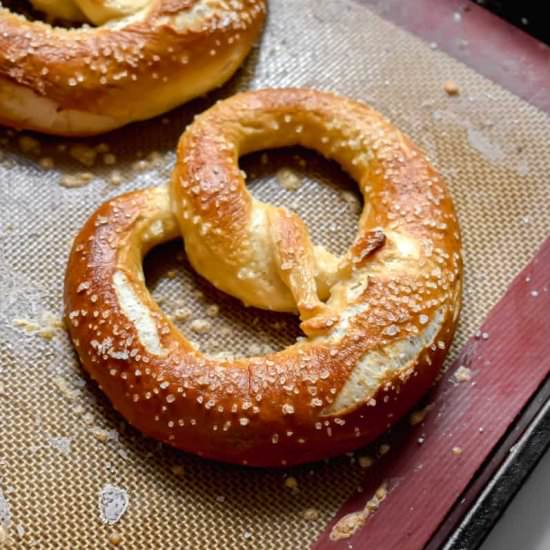 Easy Homemade Soft Pretzels - Recipe photo by stressbaking