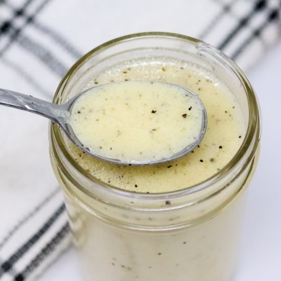 Creamy Citrus Ginger Dressing - Recipe photo by simplylowcal