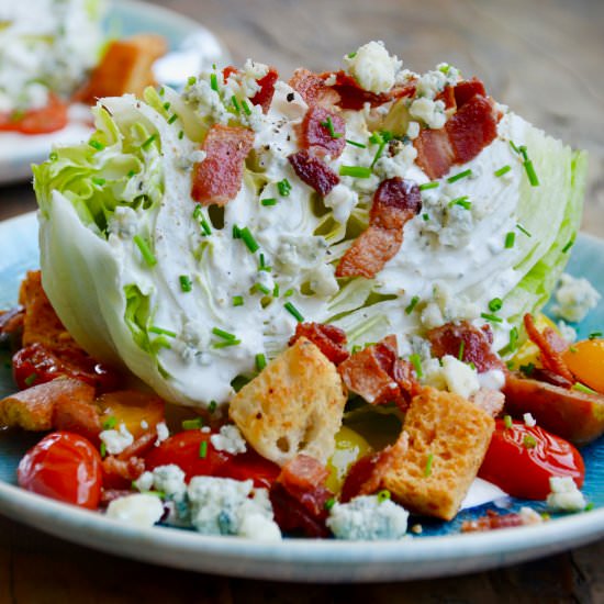 Iceberg Wedge Salad - Recipe photo by justataste