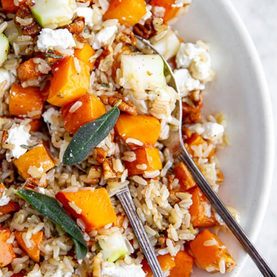 Butternut Squash Salad - Recipe photo by FromScratchFast