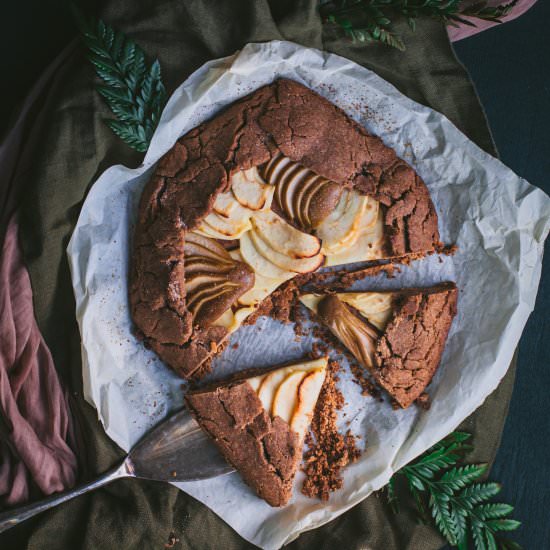 Apple Pear Galette - Recipe photo by melissa sampedro