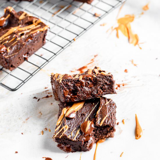 Peanut Butter Black Bean Brownies - Recipe photo by SprinklesandSeaSalt