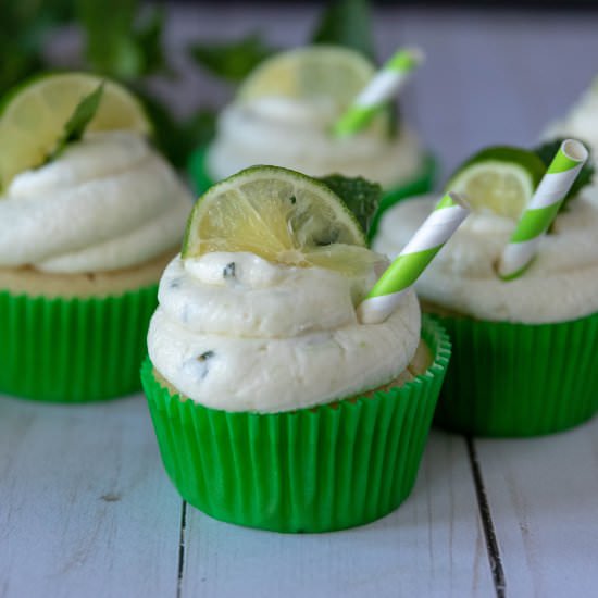 Vegan Lime Mojito Cupcakes - Recipe photo by 86Eats