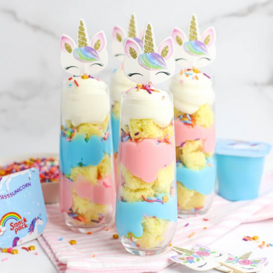Unicorn Trifles - Recipe photo by SimplyMadeRecipes