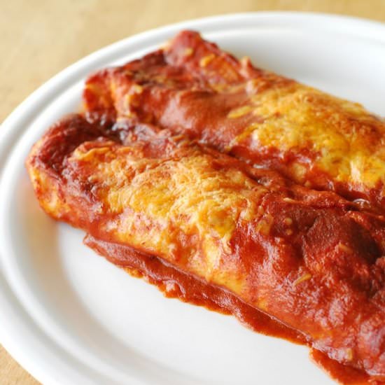 CHICKEN ENCHILADAS - Recipe photo by aducksoven