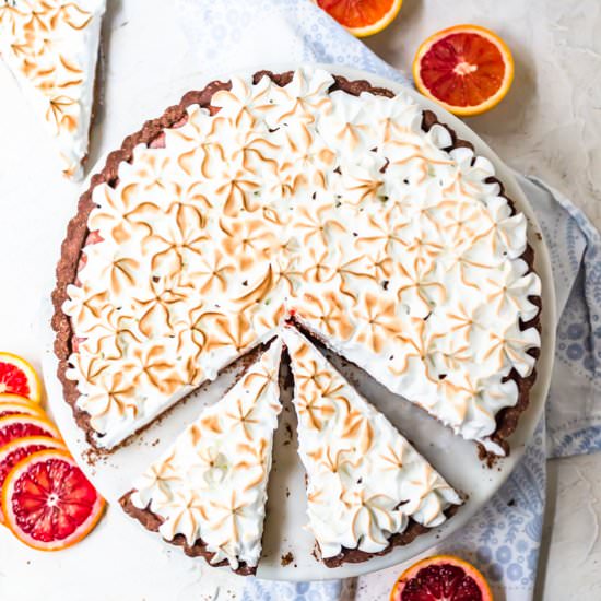 Blood orange tart - Recipe photo by ltully