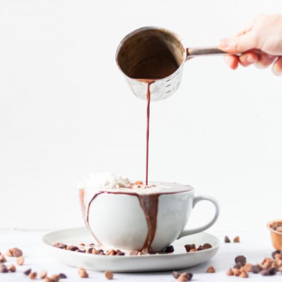 Peanut butter hot chocolate - Recipe photo by katethebaker
