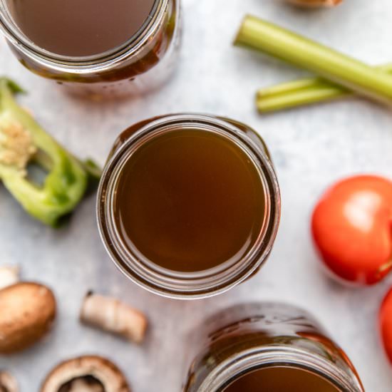 Easy Homemade Vegetable Broth - Recipe photo by from my bowl