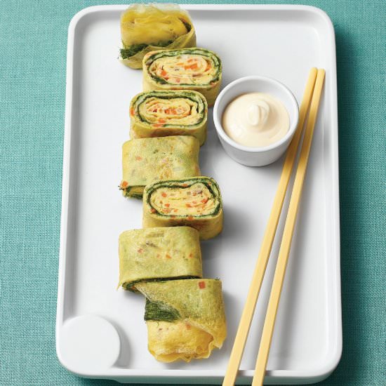 GAMTAE 'TAMAGOYAKI' OMELETTE ROLL - Recipe photo by gotham grove