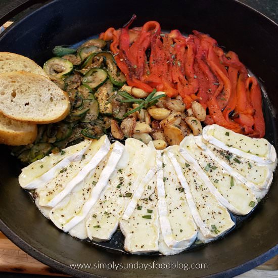 Roasted Veggies with Brie - Recipe photo by simply sundays