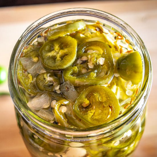 Candied Jalapenos - Recipe photo by MexicanPlease