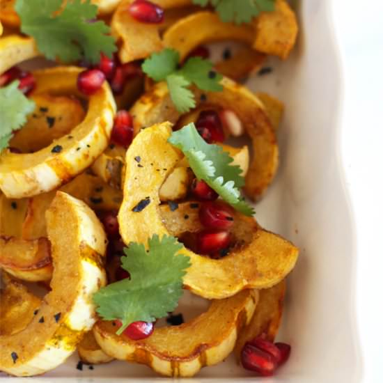 Roasted Delicata Squash - Recipe photo by Rainbow Delicious