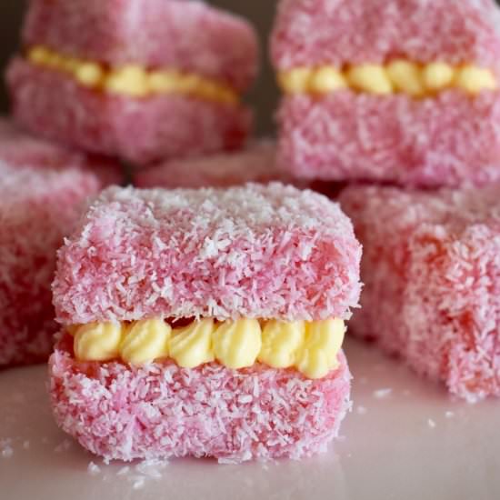 Jelly Lamingtons - Recipe photo by cookingwithnanaling