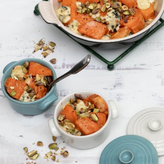 Sweet Potato Au Gratin - Recipe photo by Chef Molly